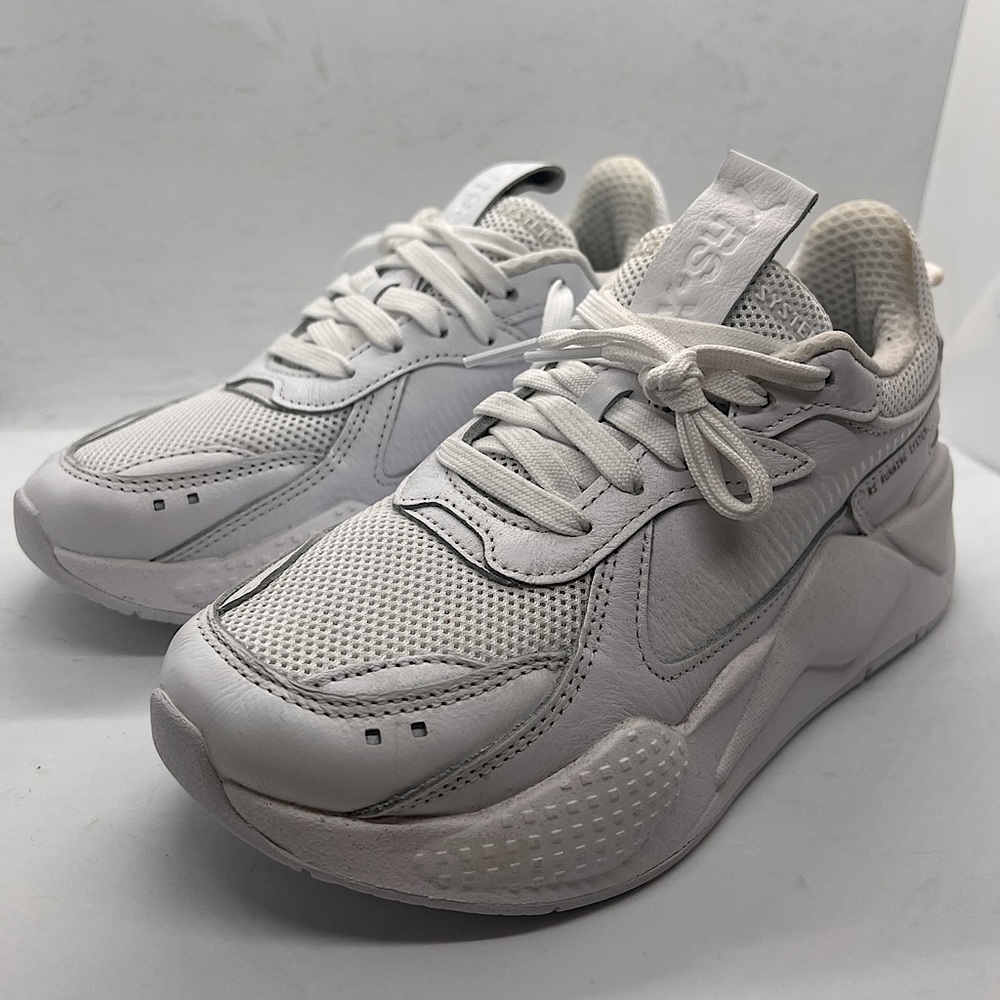 White RS-X Puma Tennis Shoes